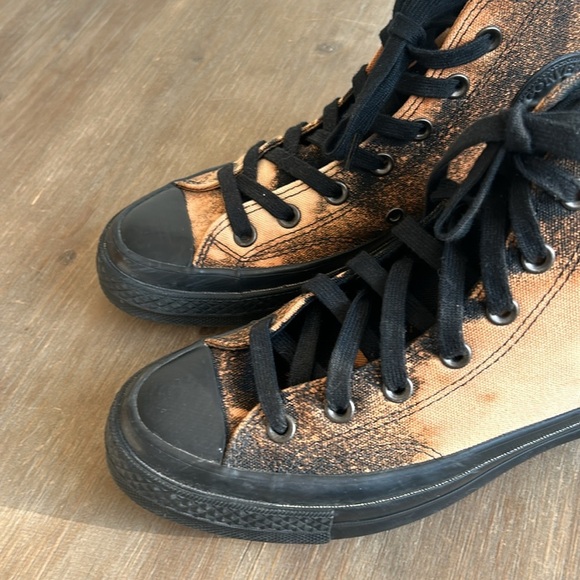 Converse Chuck Taylor All Star Bleached Look Hi-Top Sneakers Women’s Size 7.5 - Picture 16 of 17